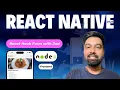 React Native Tutorial Hindi 73 - Create Recipe Form Validation with React Hook Form and Zod