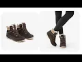 Quechua women s warm and waterproof snow hiking boots NH 900 - Brown leather
