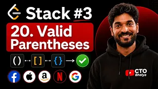 Stack - 3 20 Valid Parentheses