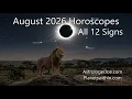 August 2026 Horoscopes All 12 Signs - Astrologer Joseph P Anthony