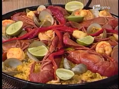 Paella de mariscos 