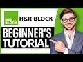 H R Block Tutorial for Beginners 2026 How to File Your Own Taxes Online Step-by-Step