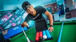 COMPREI BOLAS PROFISSIONAIS PARA MESA DE SINUCA!