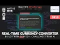 ASMR Coding Build a Real-Time Currency Converter from Scratch Challenge from AI