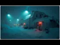 Sleep in The Arctic Crawler Heavy Winter Storm Epic Snowing Winds 10 HOURS to Escape Stress
