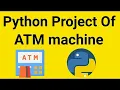 Python ATM Machine Program Naresh Tech Web
