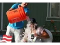 LAPD Officer takes ice bucket challenge to the next level - 61 Buckets poured over her