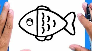 How To Draw A Cute Fish Draw Cute Things 