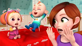 Don't Jump on the Bed! | Safety Tips Song | Johny Johny Yes PaPa | Nursery Rhymes & Kids Songs