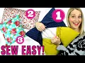 Envelope Pillow Cover Tutorial done 3 WAYS Beginner Sewing Tutorial