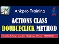 Selenium with Java 25 - Actions class doubleClick and doubleClick WebElement onElement explained