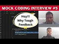 Prithesh Not Expected This Mock Coding Interview Coding interview preparation Mock Amazon