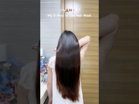 3 Ways to Use a Hair Mask for Silky Hair #haircare #cleangirl #aesthetic #hairwash  #selfcare #fyp