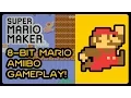 Super Mario Maker - 8-Bit Mario Amiibo Gameplay