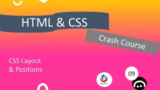 HTML and CSS Crash course CSS Position layouts