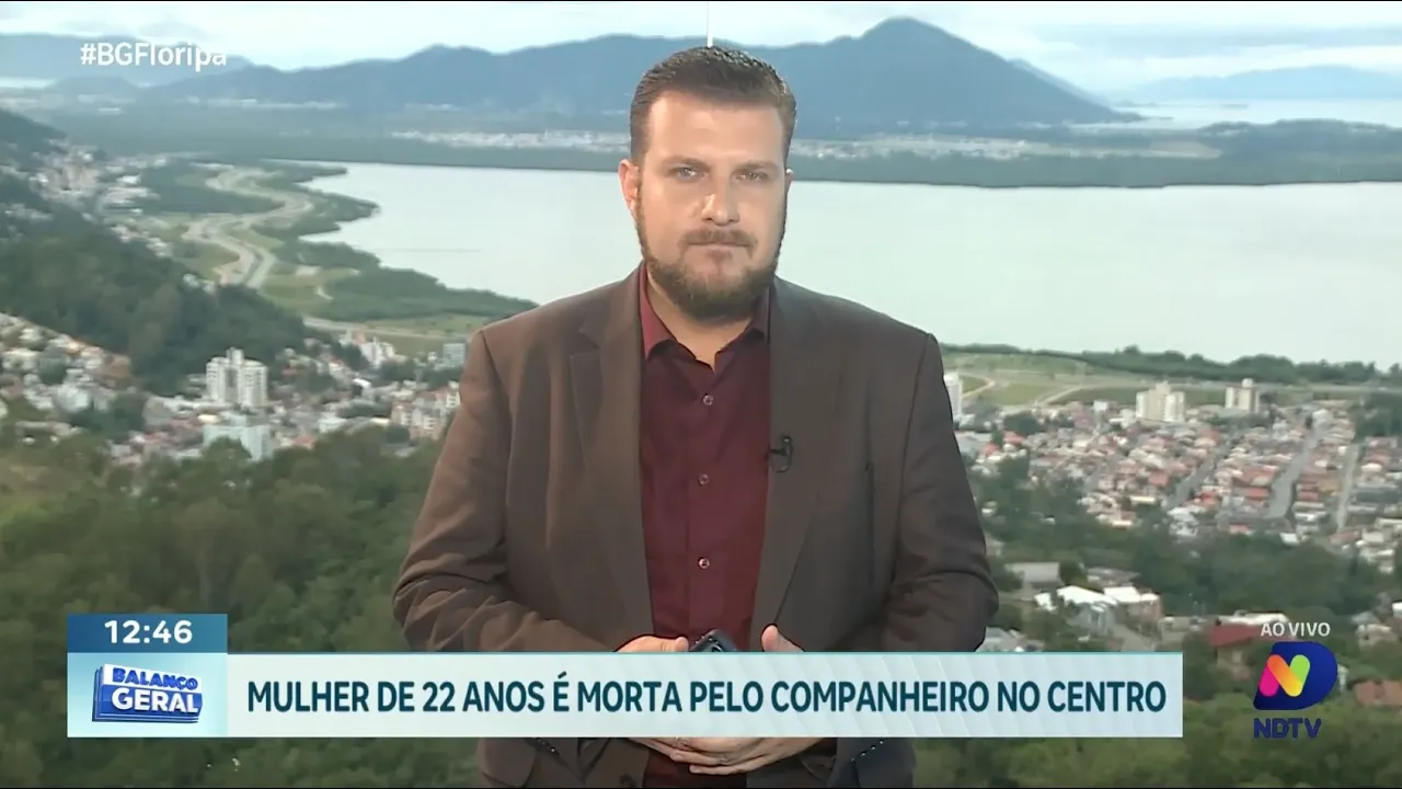 Feminicídio no centro de Florianópolis: mulher de 22 anos é morta a facadas pelo companheiro