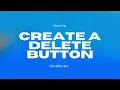Create a Delete button or Delete functionality in JavaScript