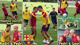 Crazy Things Rodri And Barcelona Players Did In Training While Preparing For The Match Vs Athletic
