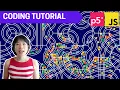 p5 js Coding Tutorial Interactive Hexagonal Truchet Tiles with matter js Part