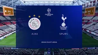 ajax vs tottenham hotspur uefa champions league semi final 2018 19 cpu prediction