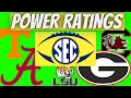 2023 SEC Power Ratings