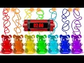 2-Minute Timer Bomb Rainbow Gummy Bears Explosion
