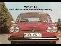 1970 VW 411 LE Brochure Sweden 10-1969 Volkswagen Type 4 69