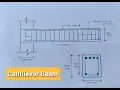Design of Cantilever Beam How to Design a RCC Cantilever Beam Cantilever as per IS 456-2000