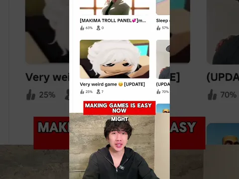 ROBLOX GAMES Take TOO LONG to MAKE!