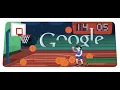 Google doodles games basketball 2012