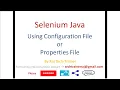 Reading Configurations from Properties File Selenium Java Example