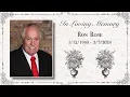 Ron Rose Funeral Service