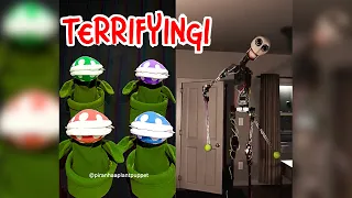 Piranhaa Plants getting EXTREMELY TERRIFIED for 21 minutes straight 😱🤖