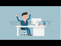 Corporate Man Happy With His Work Animation MOV GIF