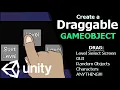 Draggable GameObject in Unity - Level Select GUI NPC etc Quick Unity C Tutorial