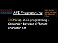 Using ICONV api in CL