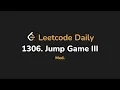1306 Jump Game III Leetcode Daily - Python