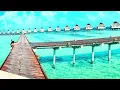 Maldives Tempered Glass Wall Art