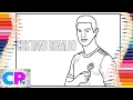 Christiano Ronaldo Coloring - MI Shawon