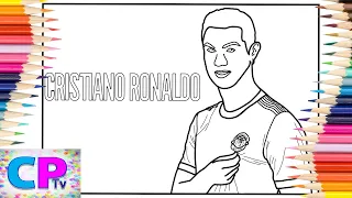 Christiano Ronaldo Coloring - MI Shawon