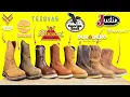 1 774 Ultimate Pull On Work boots showdown CUT IN HALF - Thorogood Georgia Ariat Timberland