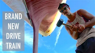 Sailboat DRIVE TRAIN Installation 🔨 Ep 96