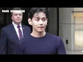 Download Lagu Taehyung 김태형 V BTS leaving his hotel before Celine dinner @ Paris 5 july 2025 Fashion
