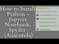 03 How to install Anaconda - Python Spyder Jupyter notebook windows in Tamil