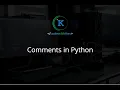 Python Tutorials for Beginners Comments in Python