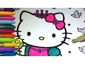 Princess Hello Kitty Coloring Pages