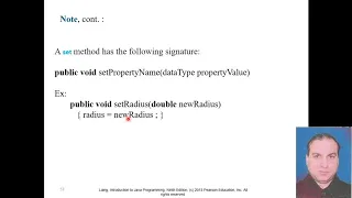 Chapter 8 Objects and Classes with Java Part 5