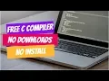 Run C Program Without Download Install Any Software