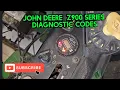 John Deere Ztrack 900 series diagnostic codes