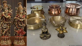 தரமான அழகிய பித்தளை வெண்கல பொருட்கள் மொத்த விலையில் இங்கு வாங்கலாம்/ Brass bronze items @ Best price